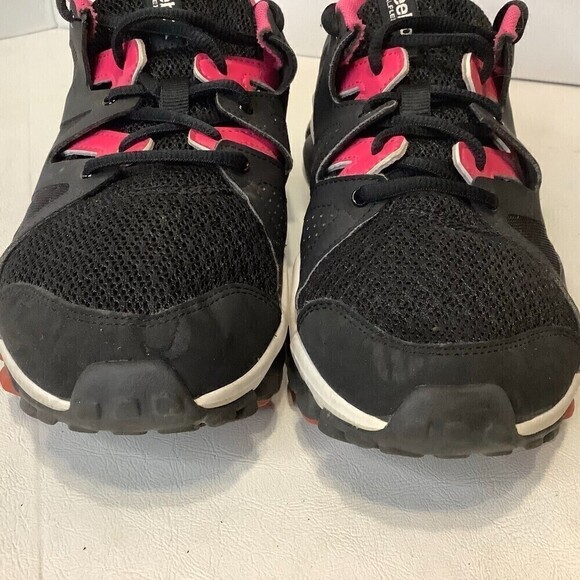 Women's Reebok Realflex Running Shoes Size 9 #1083125997 Pink/Black/White - Picture 11 of 12